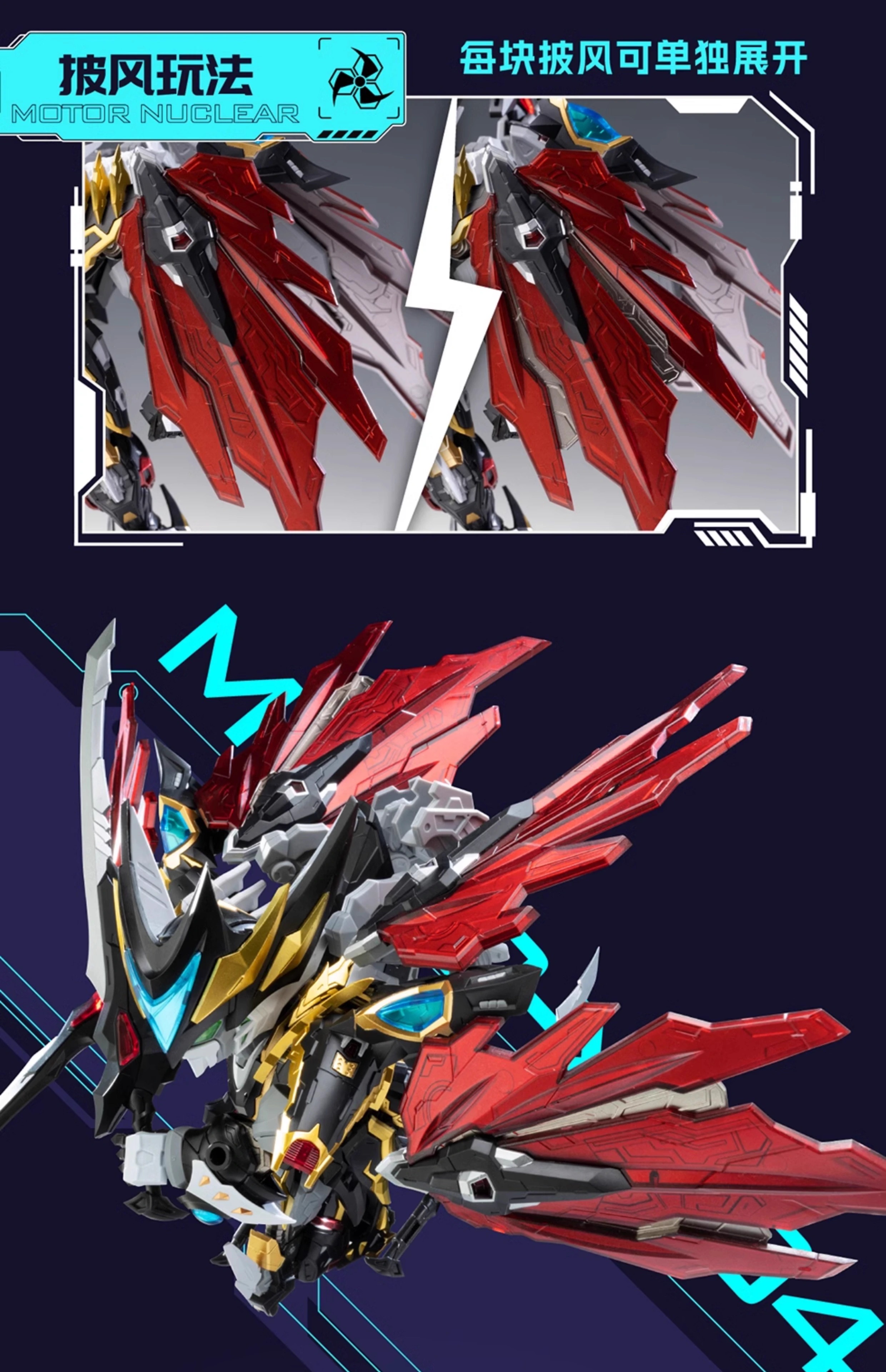 <Preorder ปิดรับวันที่27/3/2024>เปิดรับPreorder มัดจำ 100 บาท :โมจีน Motor Nuclear NPQ-XH04 Gunjiang