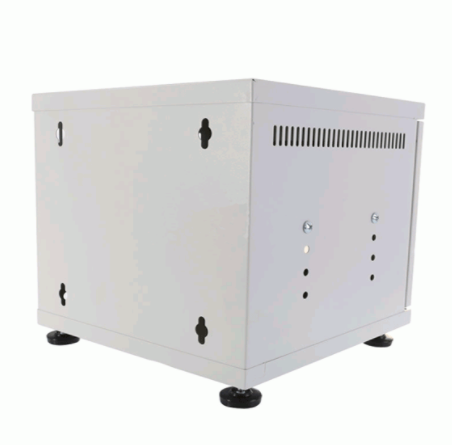 19" GERMANY Mini Steel Box Rack W/Shelf, Gray (40x40x30cm) ความสูงการใช้งาน 30 cm (G6-40040)