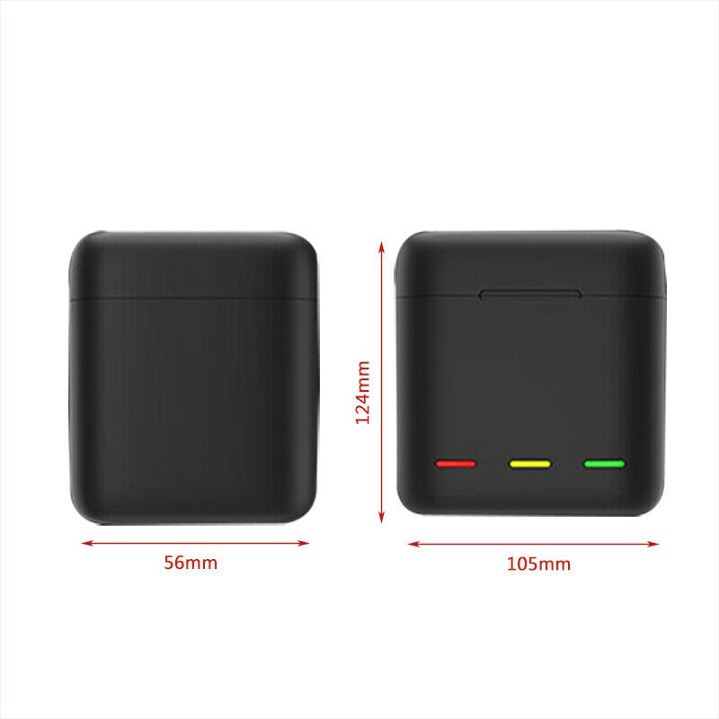 GoPro 11 / 10 / 9 Telesin Charger Box แท่นชาร์จและที่เก็บแบตและเมมโมรี่ในตัว มีไฟแสดงสถานะ