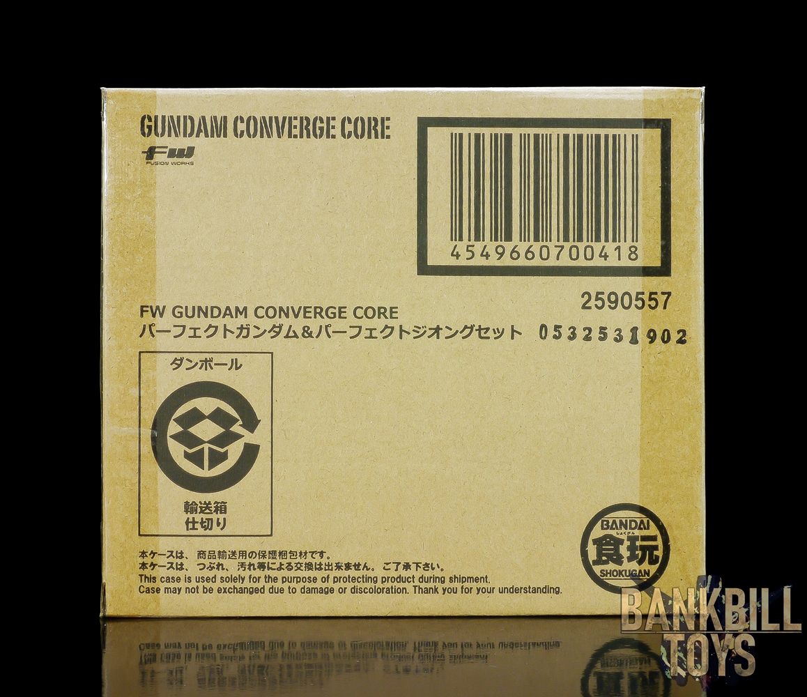 กันดั้ม Bandai Premium Bandai Candy Toy Online Shop Limited FW Gundam Converge: Core PF-78-1 Perfect Gundam & MSN-02 Perfect Zeong Set