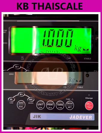 เครื่องชั่งดิจิตอล 60 กิโลกรัม เครื่องชั่งดิจิตอลแบบวางพื้น 60 Kg ค่าละเอียด 5 g ยี่ห้อ JADEVER รุ่น JIK Series ขนาดแท่นชั่ง 30x40cm.