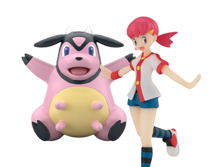 <Preorderปิดรับที่ 5 คิว>เปิดรับPreorder มัดจำ 100บาท POKEMON SCALE WORLD JOHTO REGION WHITNEY & MILTANK W/O GUM