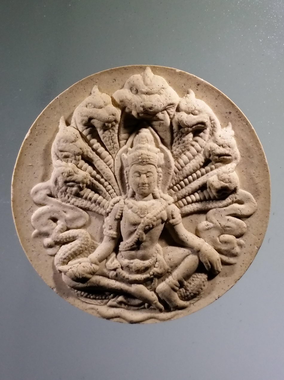 รหัสสินค้า จตุคามรามเทพ 952 พระเทวราชโพธิสัตว์ จตุคามรามเทพ รุ่นอนันตทรัพย์ เนื้อว่านขาว