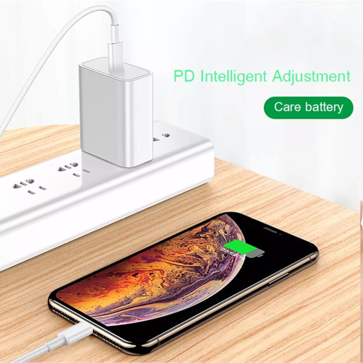 ชุดชาร์จ20w OR 35w สำหรับไอโฟนของแท้ Fastcharger Type-C เป็นสายไลนิ่ง รองรับรุ่น สำหรับ iPhone iPad iPod รับประกัน1ปี