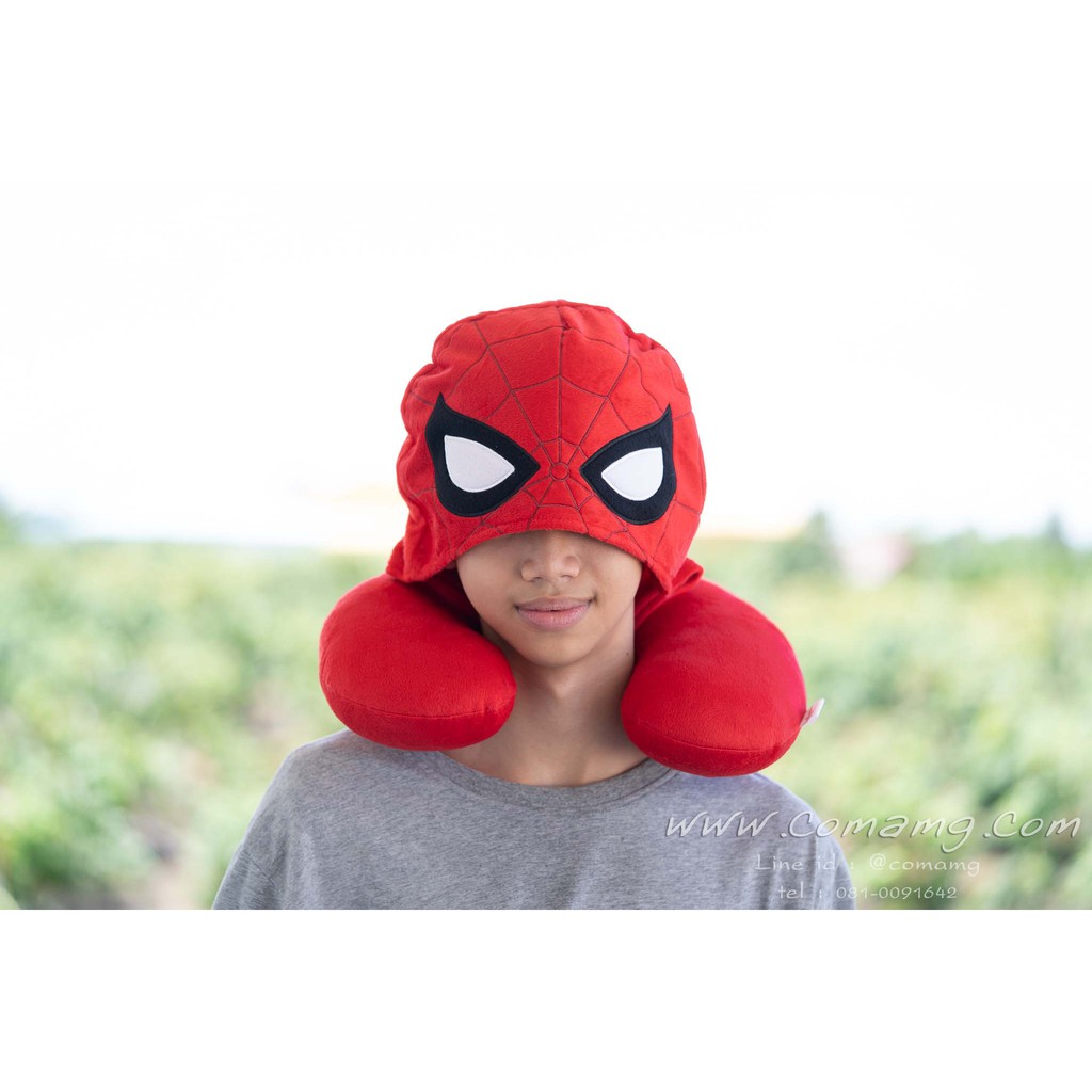 หมอนรองคอมีหมวกอเวนเจอร์ส (Avengers) สไปรเดอร์แมน ฮัค ไอรอนแมน ธอร์