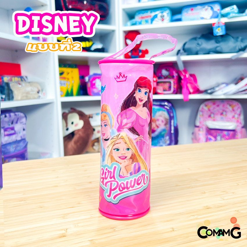 กระเป๋าดินสอ ทรงกระบอก PVC ลายการ์ตูน อเวนเจอร์ส เจ้าหญิง เบนเทน Frozen ลิขสิทธิ์แท้ พร้อมส่ง