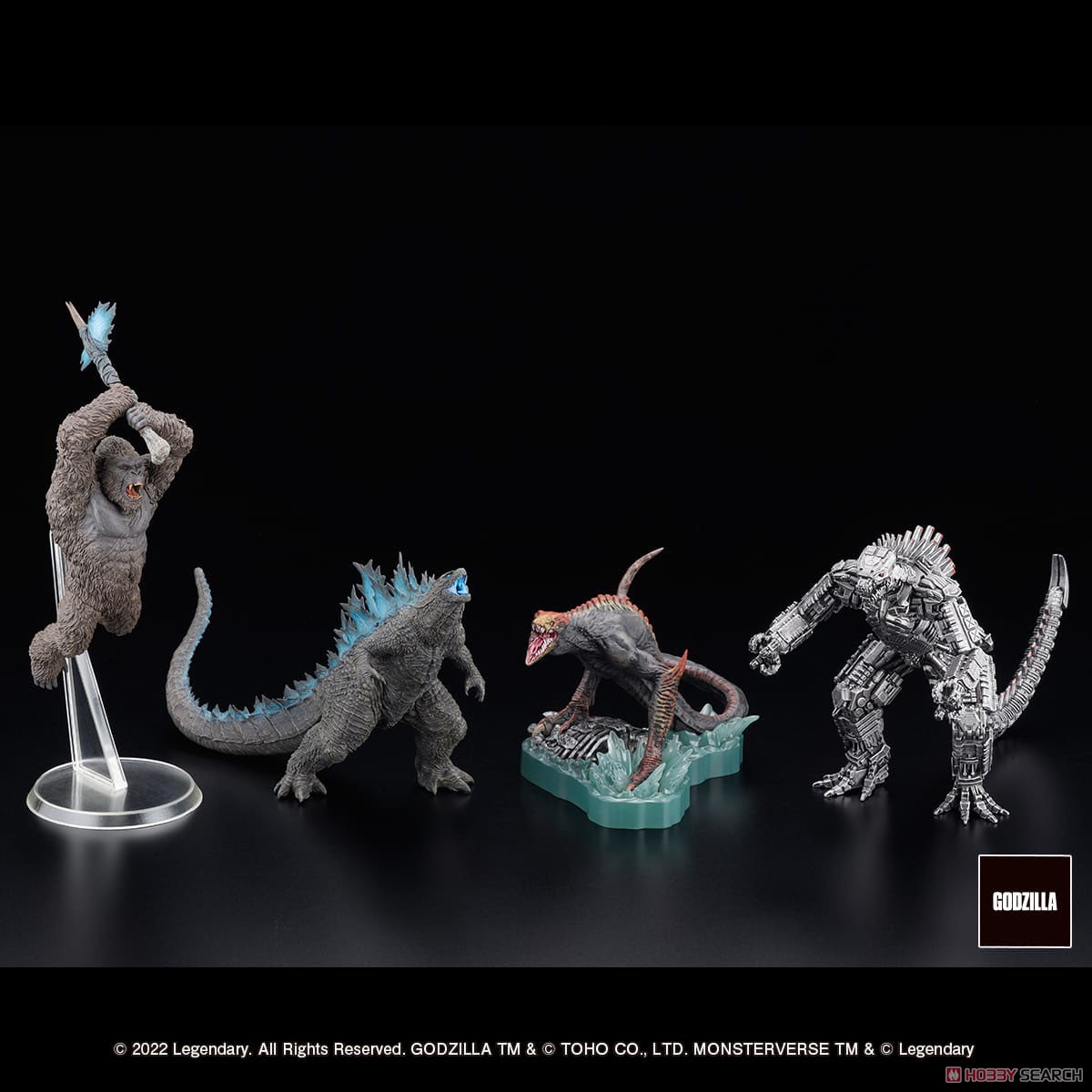 <Preorderถึง 12/2/2022 >เปิดรับPreorder มัดจำ 400 บาท Hyper Modeling Series Godzilla vs. Kong (2021) (Set of 4) (Completed)