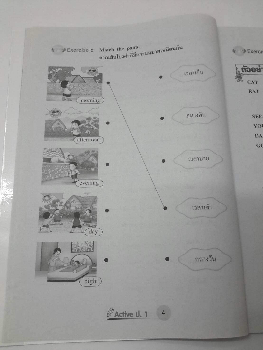 หนังสือ New Active English ป.1 หนังสือฝึกหัดพูดและเขียน สำนักพิมพ์ อจท