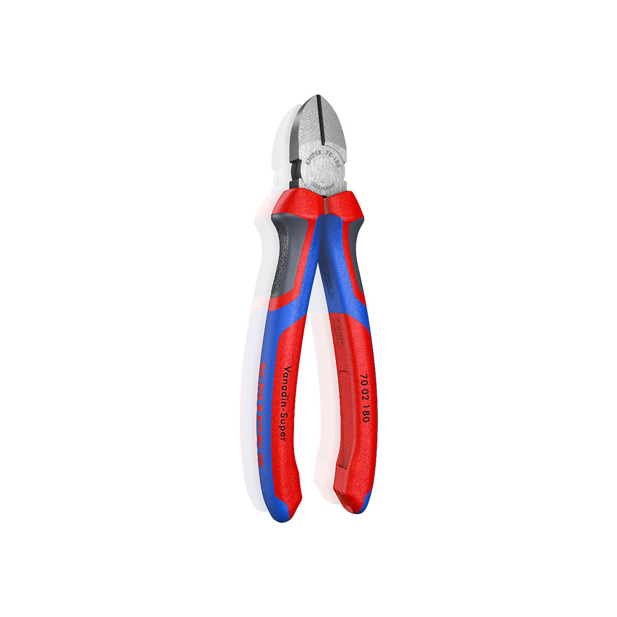 KNIPEX คีมตัดทแยงมุม (180mm.) NO.70 02 180