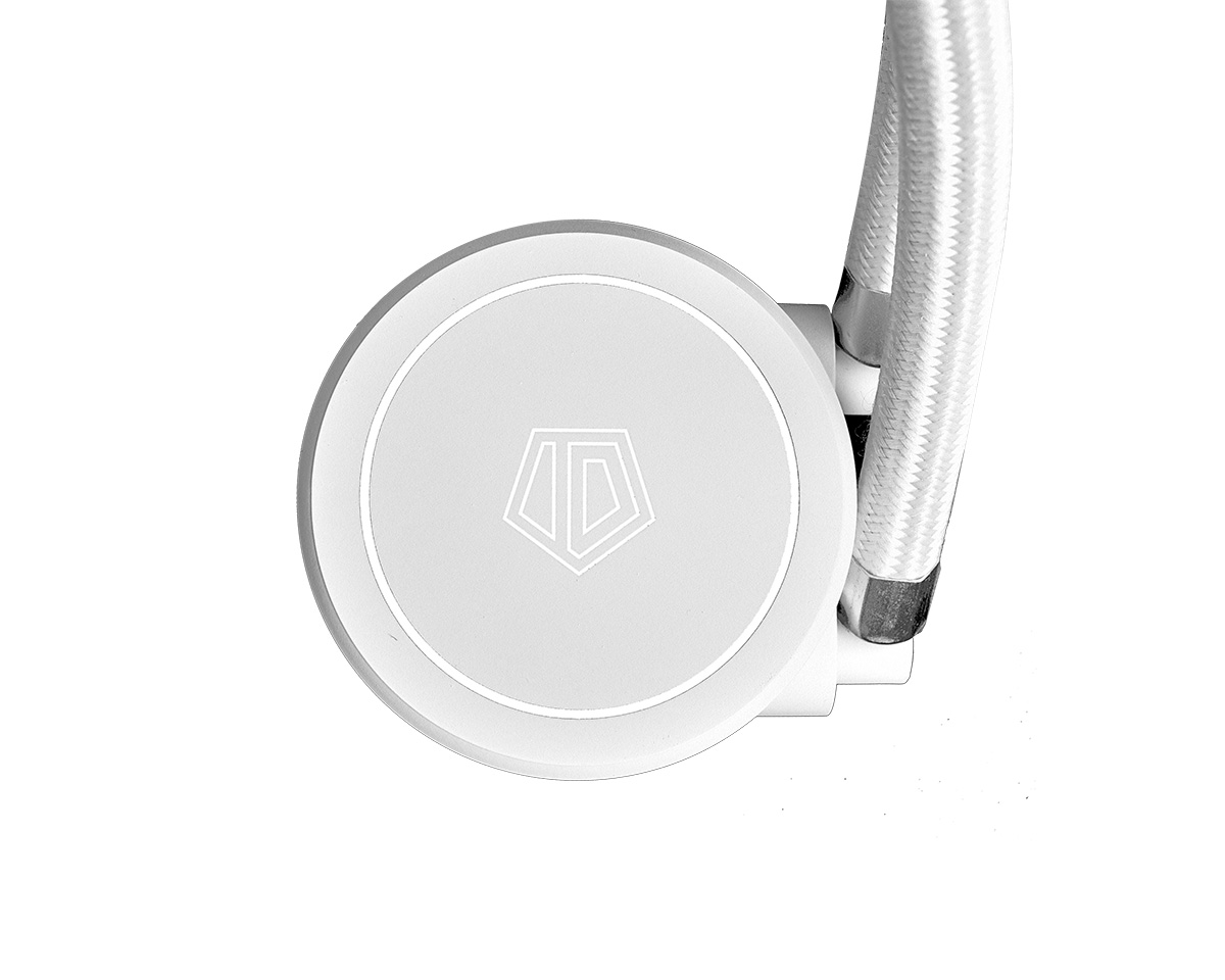 ID-COOLING FROSTFLOW X 240 Snow สีขาว ชุดน้ำระบายความร้อนCPU 2ตอน