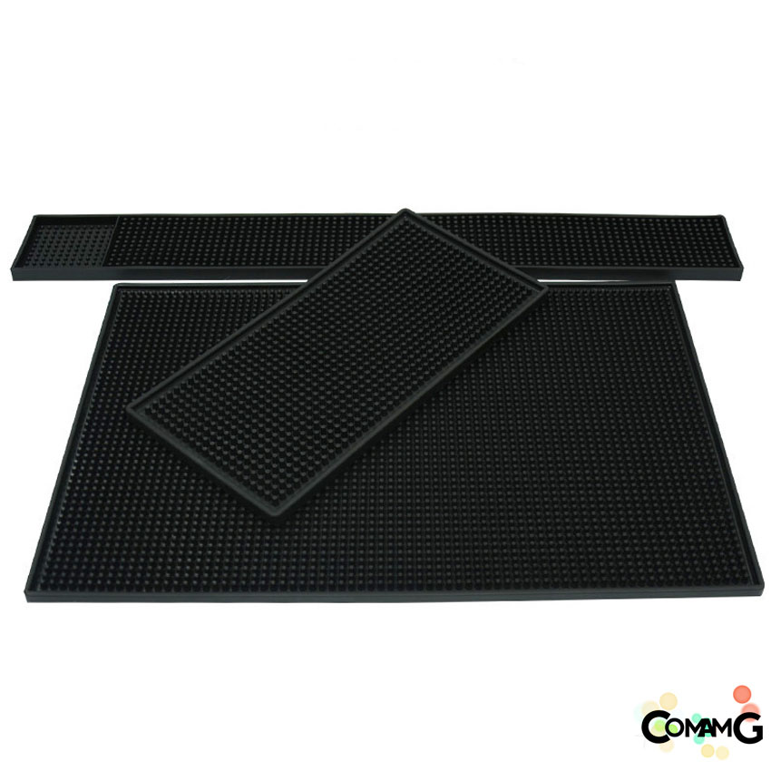 แผ่นยางกันลื่น Bar mat ยางรองทำเครื่องดื่ม ยางรองกันเปื้อน มีหลายขนาดให้เลือก