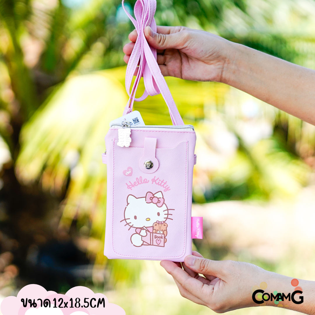 กระเป๋าสะพายซานริโอ้ กระเป๋าใส่โทรศัพท์ มีหลายลายให้เลือก พร้อมส่ง