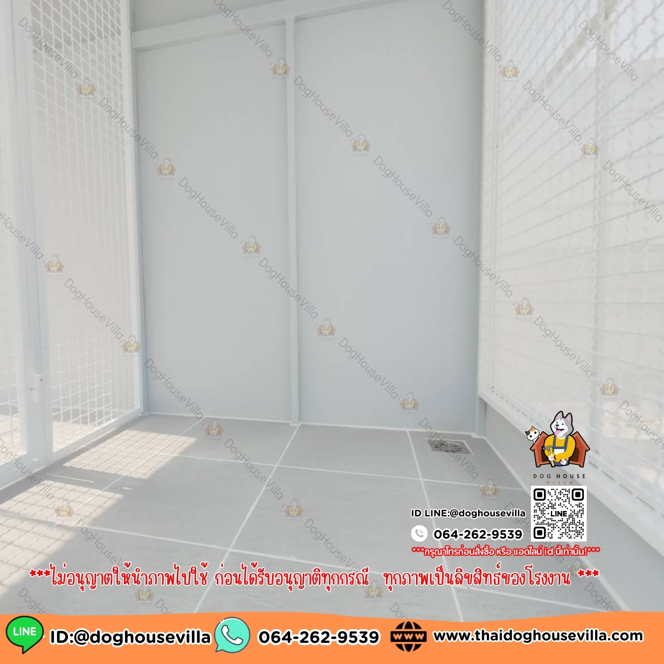 DogHouseVilla บ้านหมา บ้านแมว บ้านสุนัขกลางแจ้ง หลังใหญ่ สำเนา