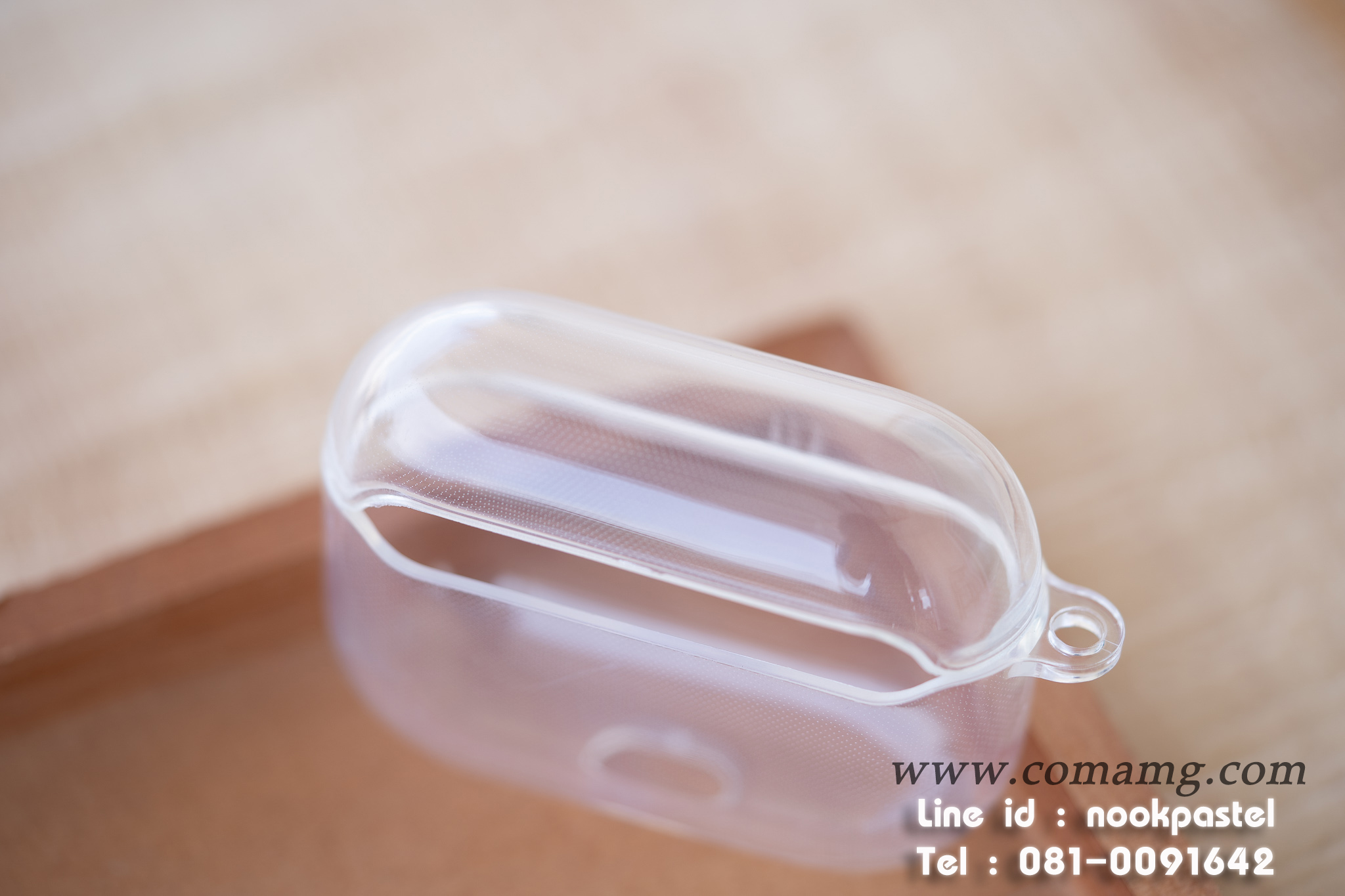 เคสแอร์พอตโปร ซีลีโคนใส (Apple airpods Pro case)