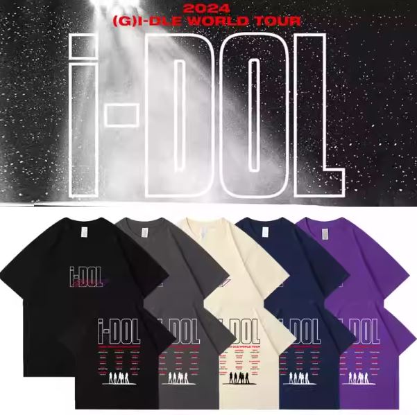 เสื้อยืด (G)I-DLE : 2024 WORLD TOUR [iDOL]
