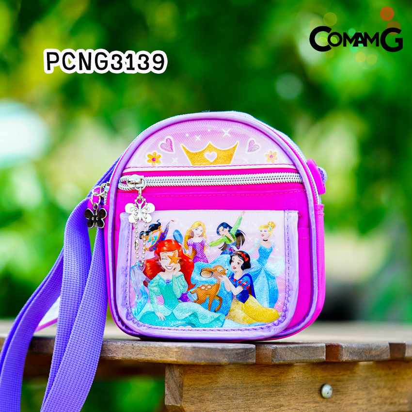 กระเป๋าสะพายข้างเจ้าหญิง กระเป๋าเด็กผู้หญิง ลายลิขสิทธิ์แท้