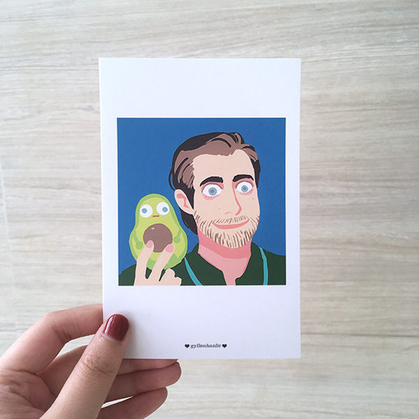 Masking Tape & Postcard: Gyllenvocado