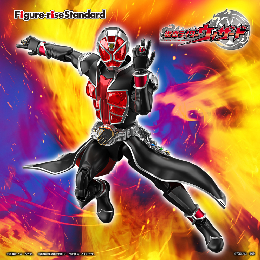 <Preorder ถึงวันที่1/1/2023 > 🔔เปิดรับPreorder มัดจำ 100 บาท Figure-rise Standard Kamen Rider Wizard Flame Style