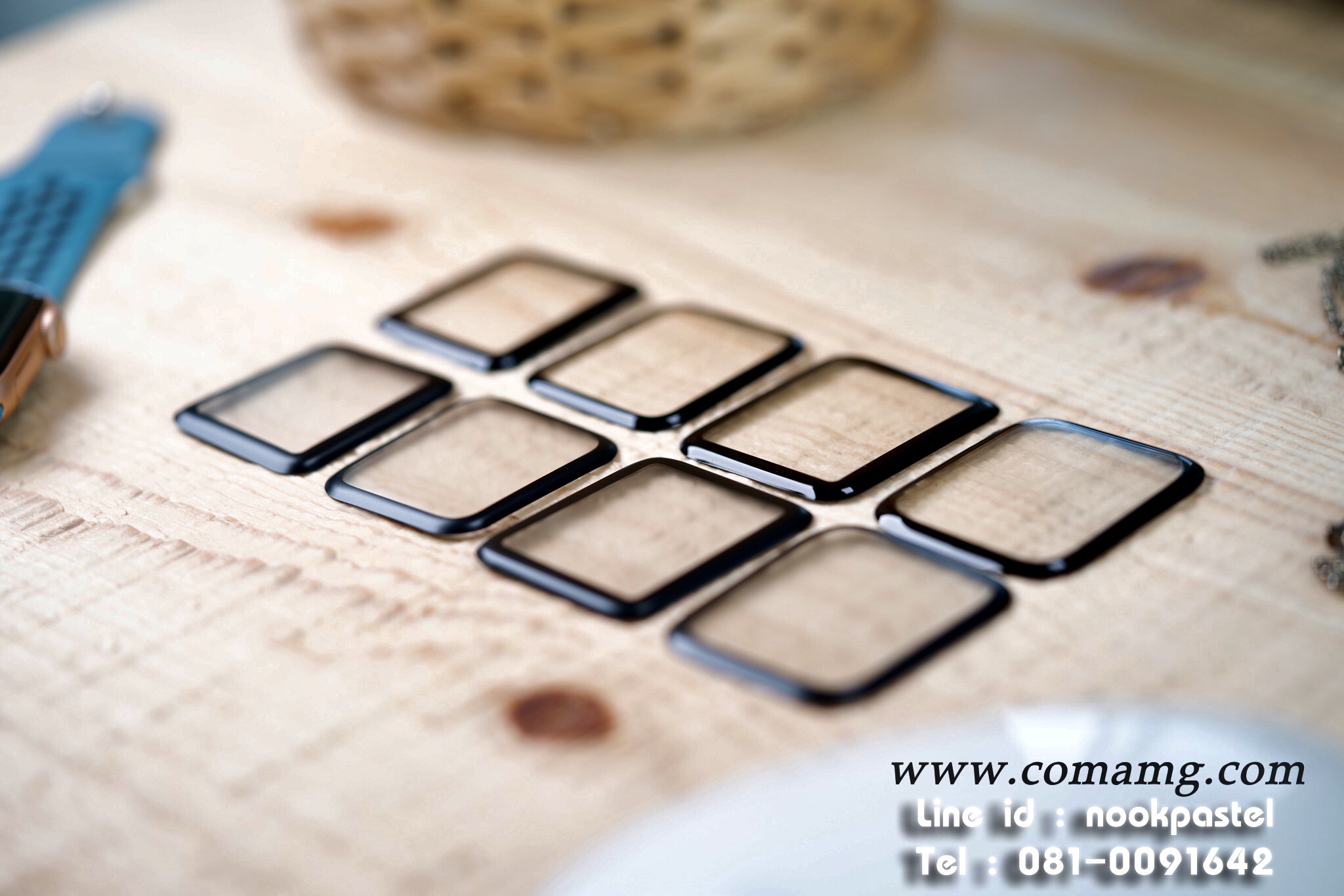 ฟิลม์TPU ลงโค้ง สำหรับsmart watch ขนาด38/42/40/44/41/45mm แบบด้าน-แบบใส พร้อมส่ง