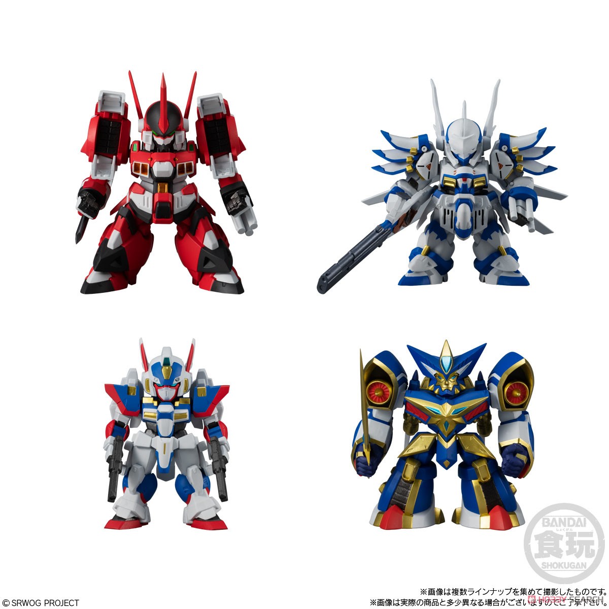 <Preorderภึง 9/3/2022>เปิดรับPreorder มัดจำ100 บาท Super Robot Wars OG Original Collection 02 (Set of 4) ครบ 4 แบบ (Shokugan)