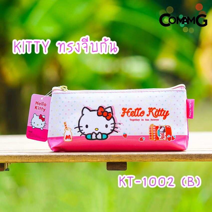 กระเป๋าดินสอคิตตี้ กล่องดินสอ ใส่เครื่องเขียนลายคิตตี้KITTY รุ่น1ซิป ลิขสิทธิ์แท้
