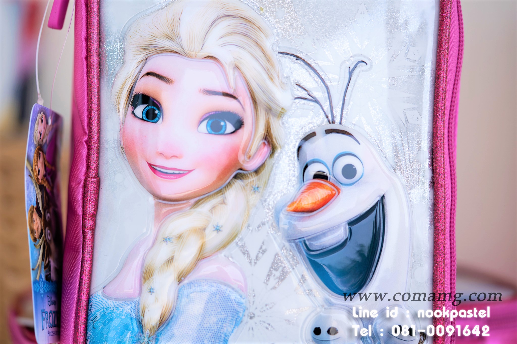 กระเป๋าใส่ดินสอเอลซ่า&โอลาฟ (Frozen) ลิขสิทธิ์แท้