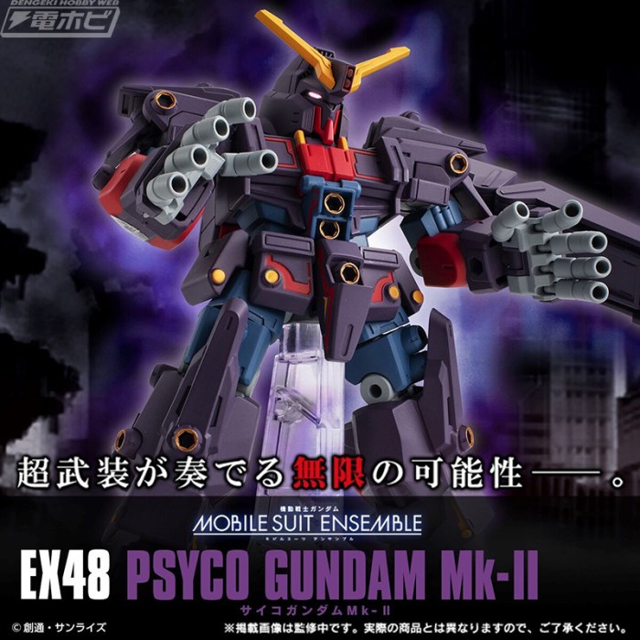 <Preorderภึง 20/11/2023>เปิดรับPreorder มัดจำ 200 บาท [PB] GUNDAM MOBILE SUIT ENSEMBLE EX48 PSYCHO GUNDAM Mk-Ⅱ