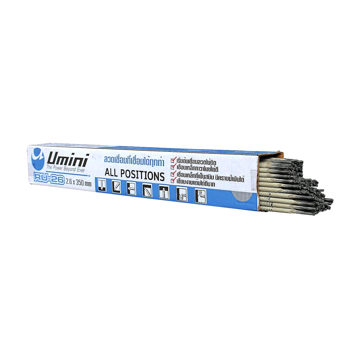Umini ลวดเชื่อมไฟฟ้า RU-26 2.6x350mm.
