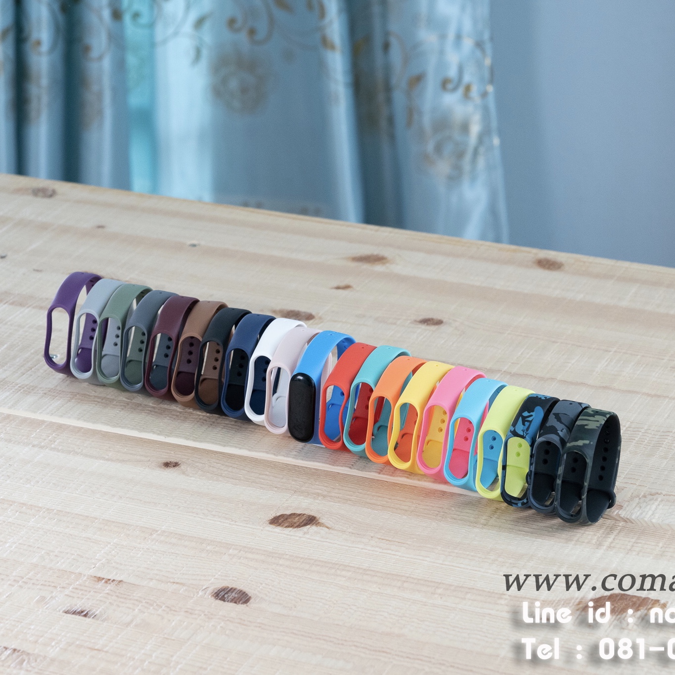 สายXiaomi Mi Band 4/3 สายยางซีลีโคน (ลิงค์1)