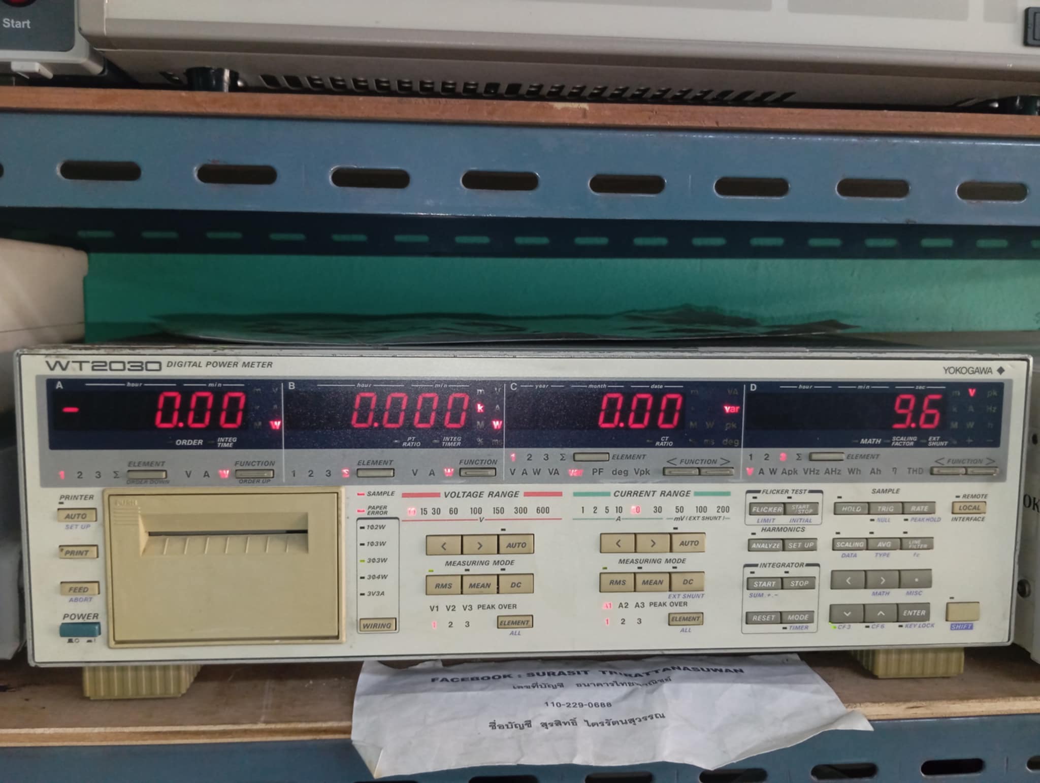 Yokogawa Digital power meter wt2030
