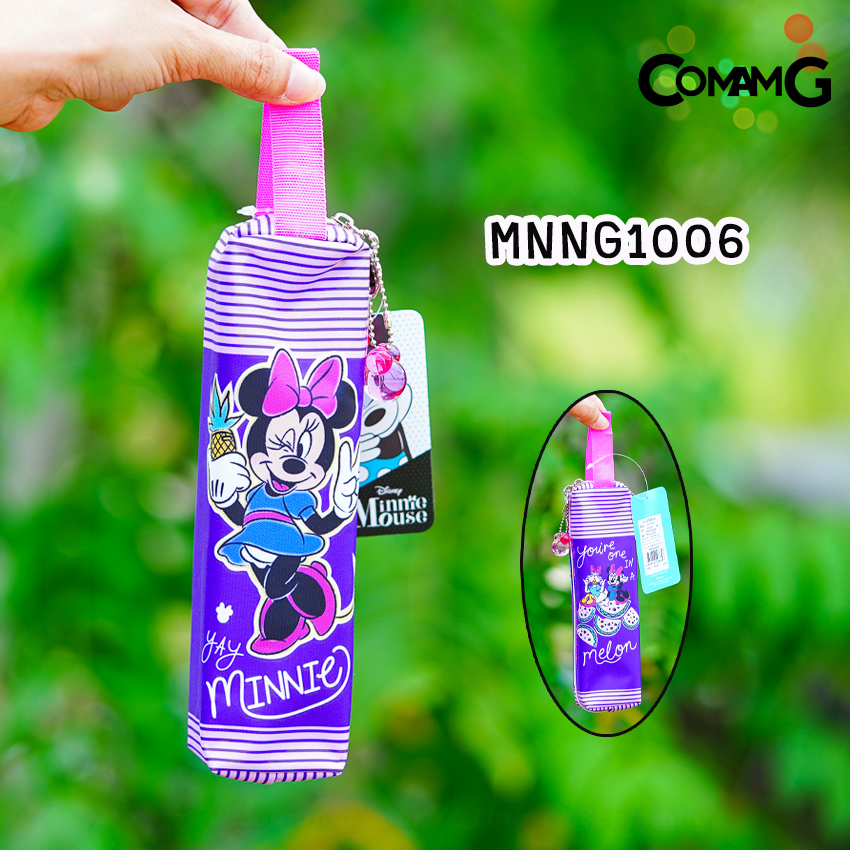 กระเป๋าดินสอ ทรงกระบอกเหลี่ยม กระเป๋าผ้า กระเป๋าใส่ดินสอ ลายการ์ตูนลิขสิทธิ์แท้