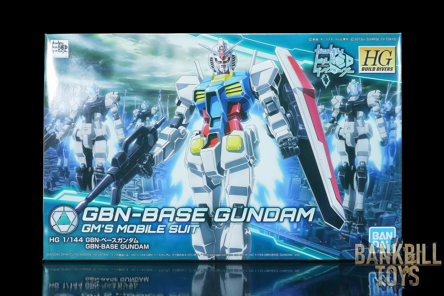 กันดั้ม Bandai Spirits Gunpla HGBD 1/144 GBN-GF/RX78 GBN-Base Gundam