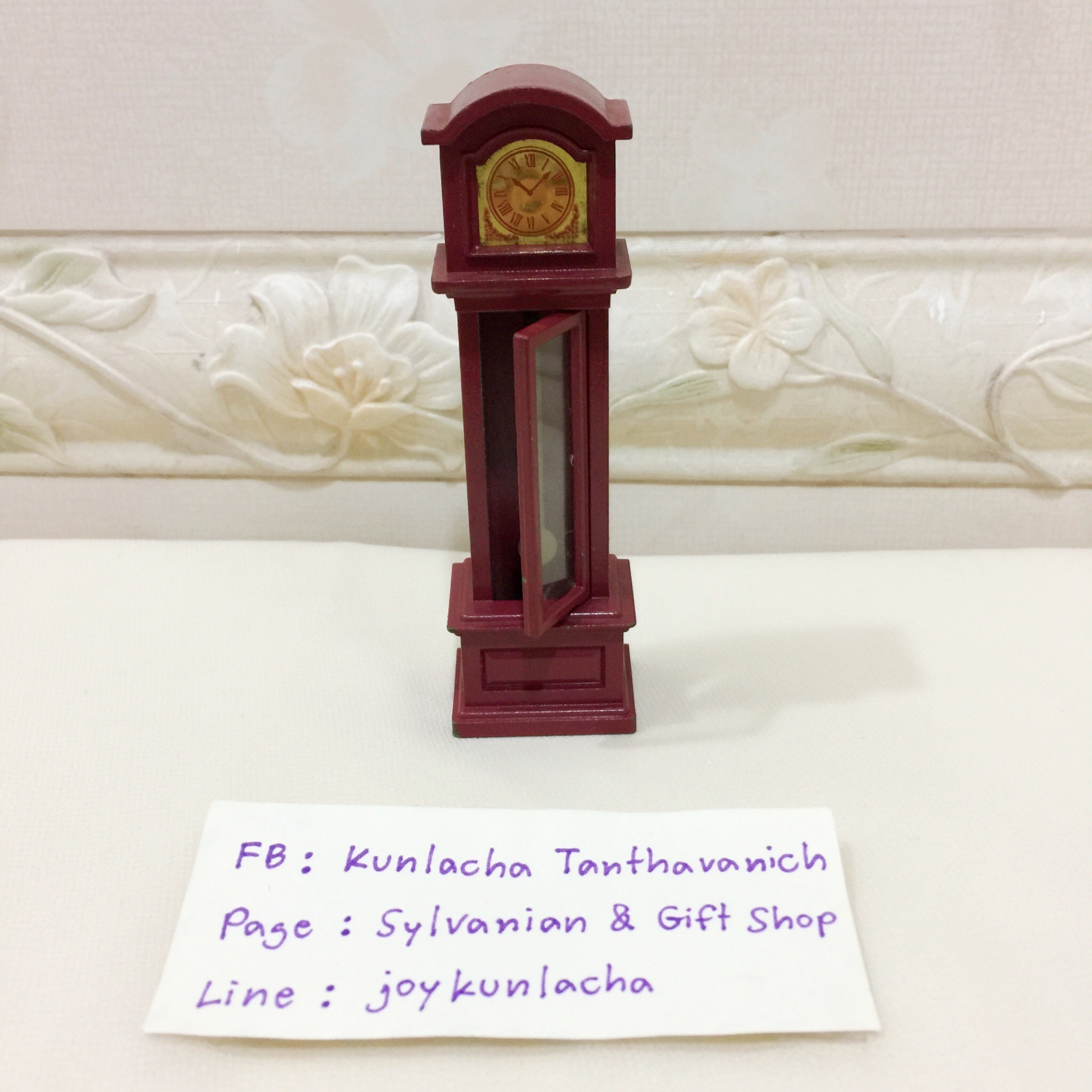 นาฬิการุ่นคุณปู่สุดคลาสสิก งานเก่าหายากค่ะ Granfather Clock : Sylvanian Families