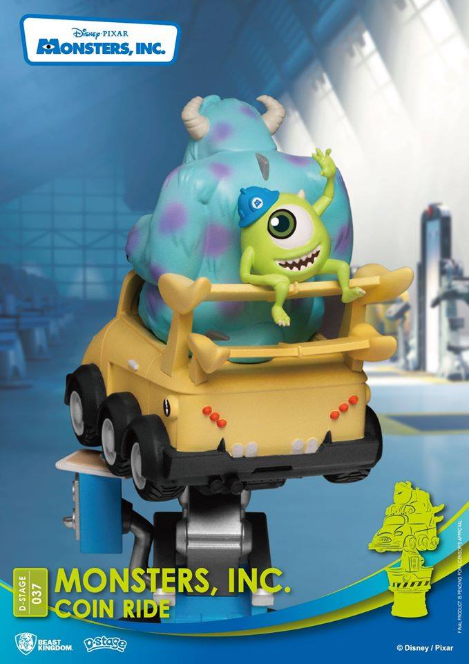 เปิดรับPreorder มีค่ามัดจำ 300 บาท Beast Kingdom~Diorama Stage-037-Monsters, Inc. Coin Ride(d-stage)