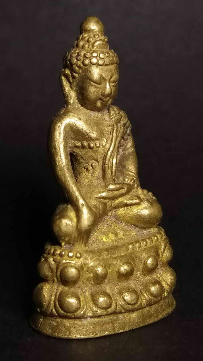 รหัสสินค้า พระกริ่ง พระหล่อ 008 พระกริ่งเนื้อทองผสม ศิษย์หลวงปู่แจ้ง ตอกโค๊ตหมายเลข 614 พระรายการนี้ให้เช่าบูชาแล้ว