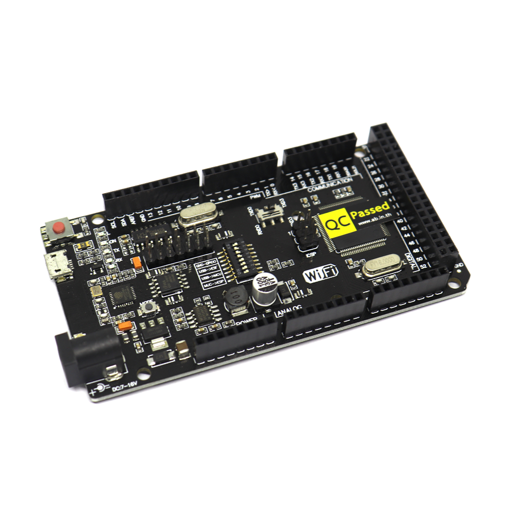 MEGA WiFi Dev Board For Arduino IDE (Arduino Mega2560 + ESP8266 + CH340G + MicroUSB)