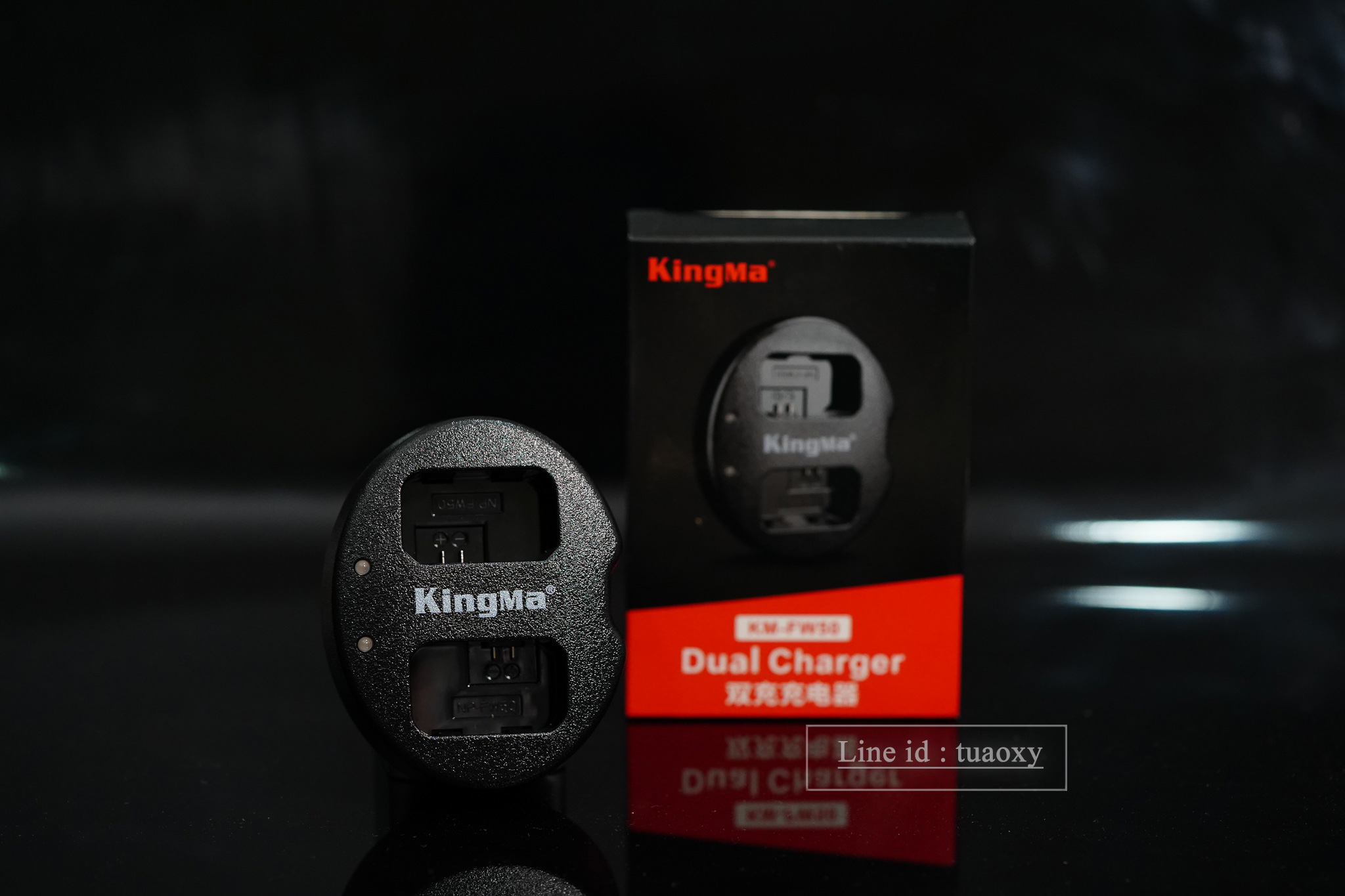 KingMa แท่นชาร์จแบตเตอรี่ Sony NP-FW50 USB Dual