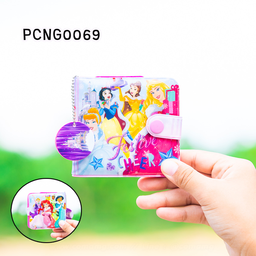 กระเป๋าสตางค์เด็กผู้หญิง กระเป๋าสตางค์ PVC รุ่น2พับ ลิขสิทธิ์แท้ (ลิงค์2)