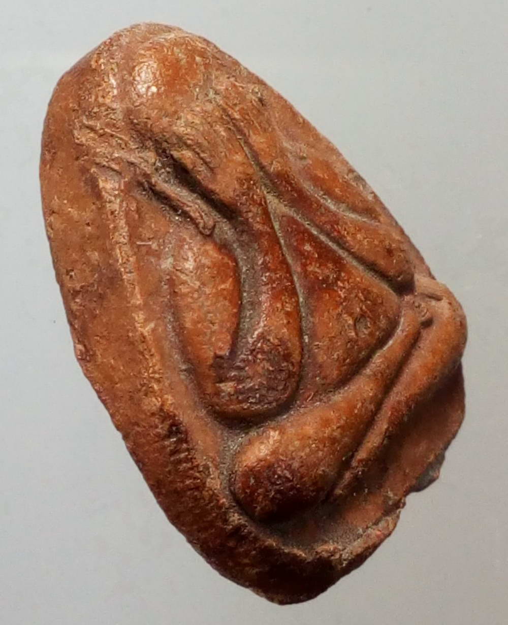 รหัสสินค้า พระปิดตา ทั่วไป 127 พระปิดตาเนื้อดินเผา หลวงปู่ทองบัว วัดโรงธรรมสามัคคี จังหวัดเชียงใหม่