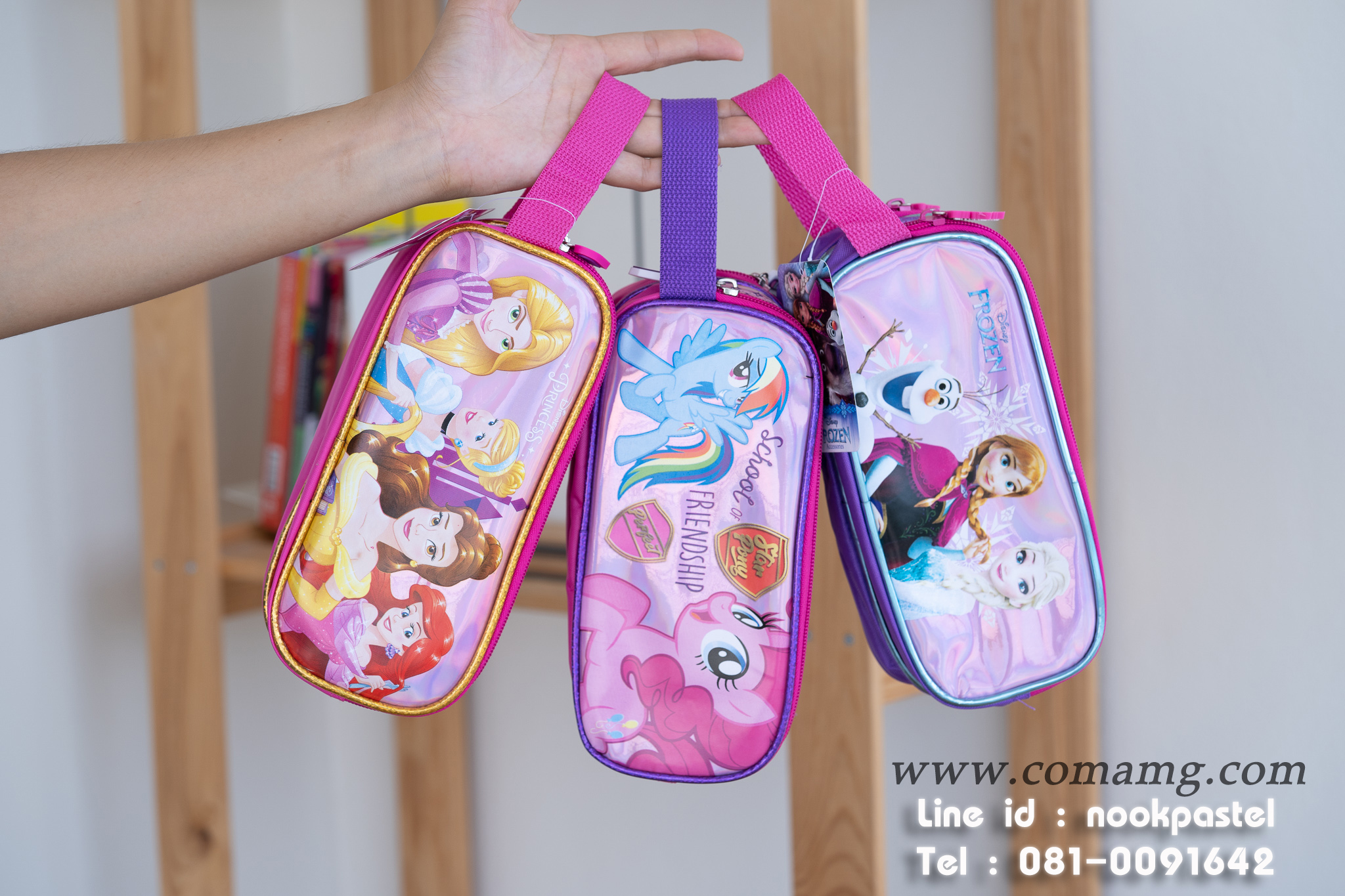 กระเป๋าใส่เครื่องเขียนลายโพนี่ (my little pony ) ลิขสิทธิ์แท้