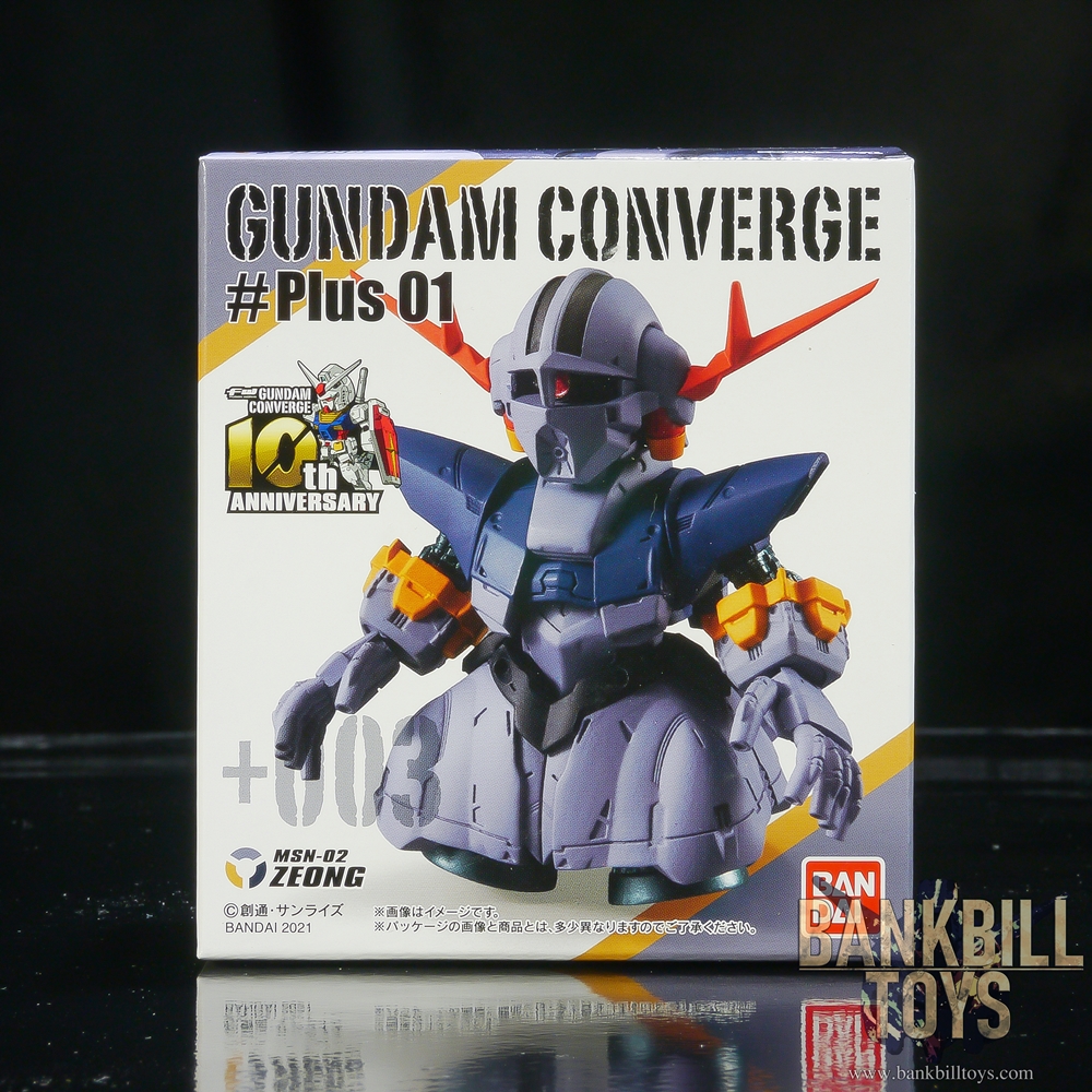 กันดั้ม Bandai Candy Toy FW Gundam Converge #Plus01 No.+003 MSN-02 Zeong