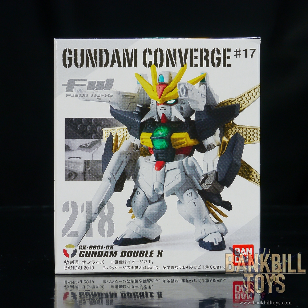 กันดั้ม Bandai Candy Toy FW Gundam Converge #17 No.218 GX-9901-DX Gundam Double X