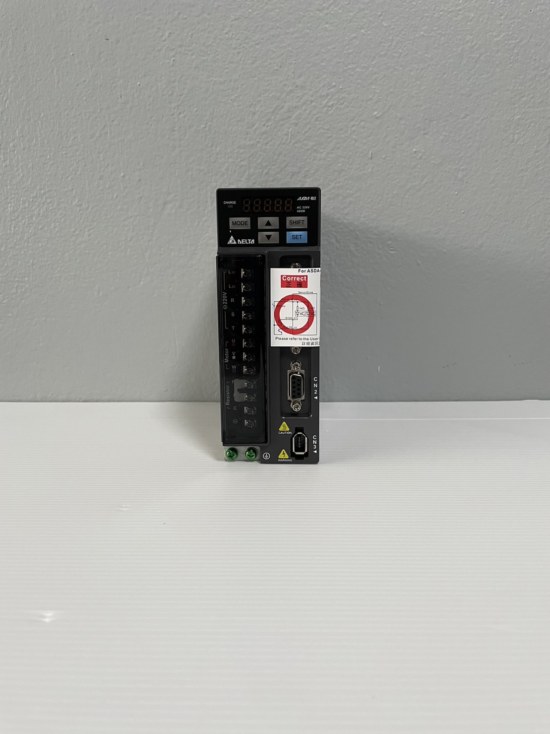 Delta AC Servo Drive ASD-B2-0421-B 400W Input 220V 1-Phase