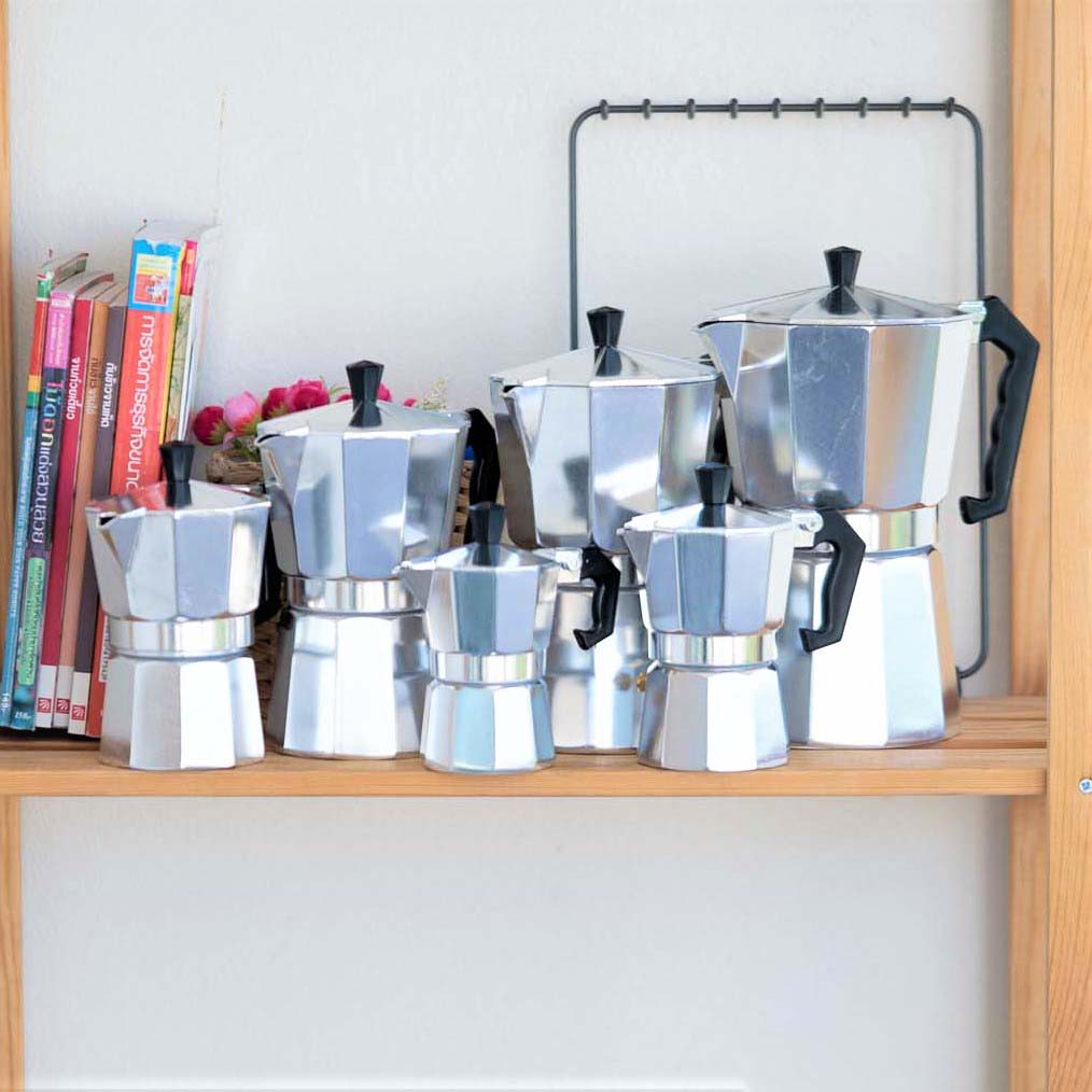 Moka Pot มอคค่า พ็อต กาต้มกาแฟสดพกพา