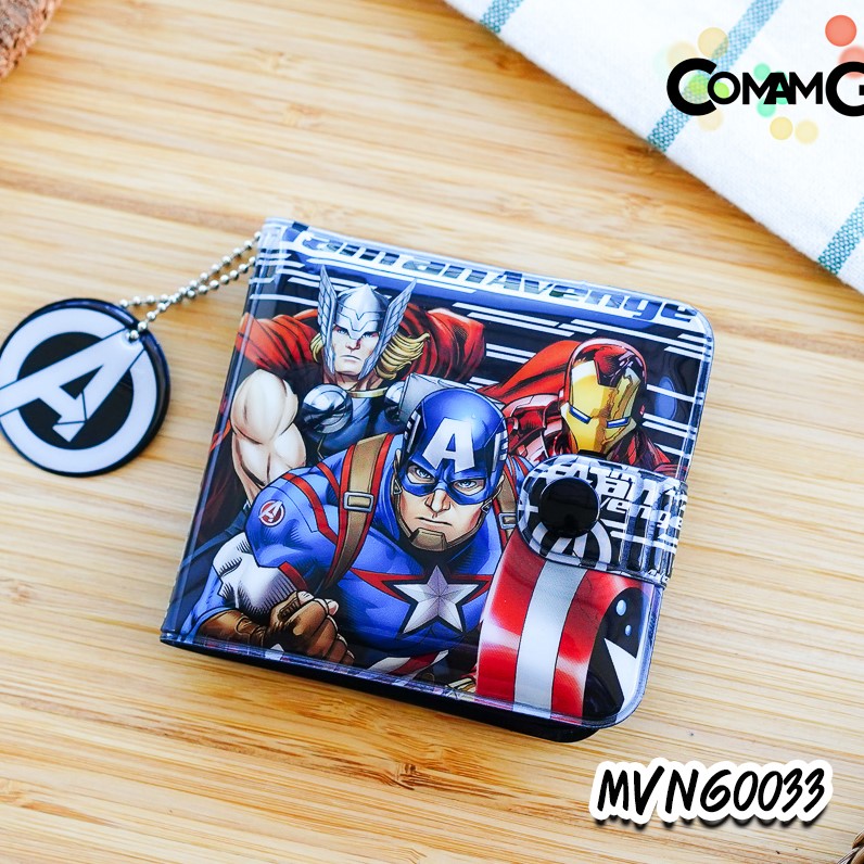 กระเป๋าสตางค์เด็กผู้ชาย ลิขสิทธิ์แท้ แบบ2พับ หนังเงา