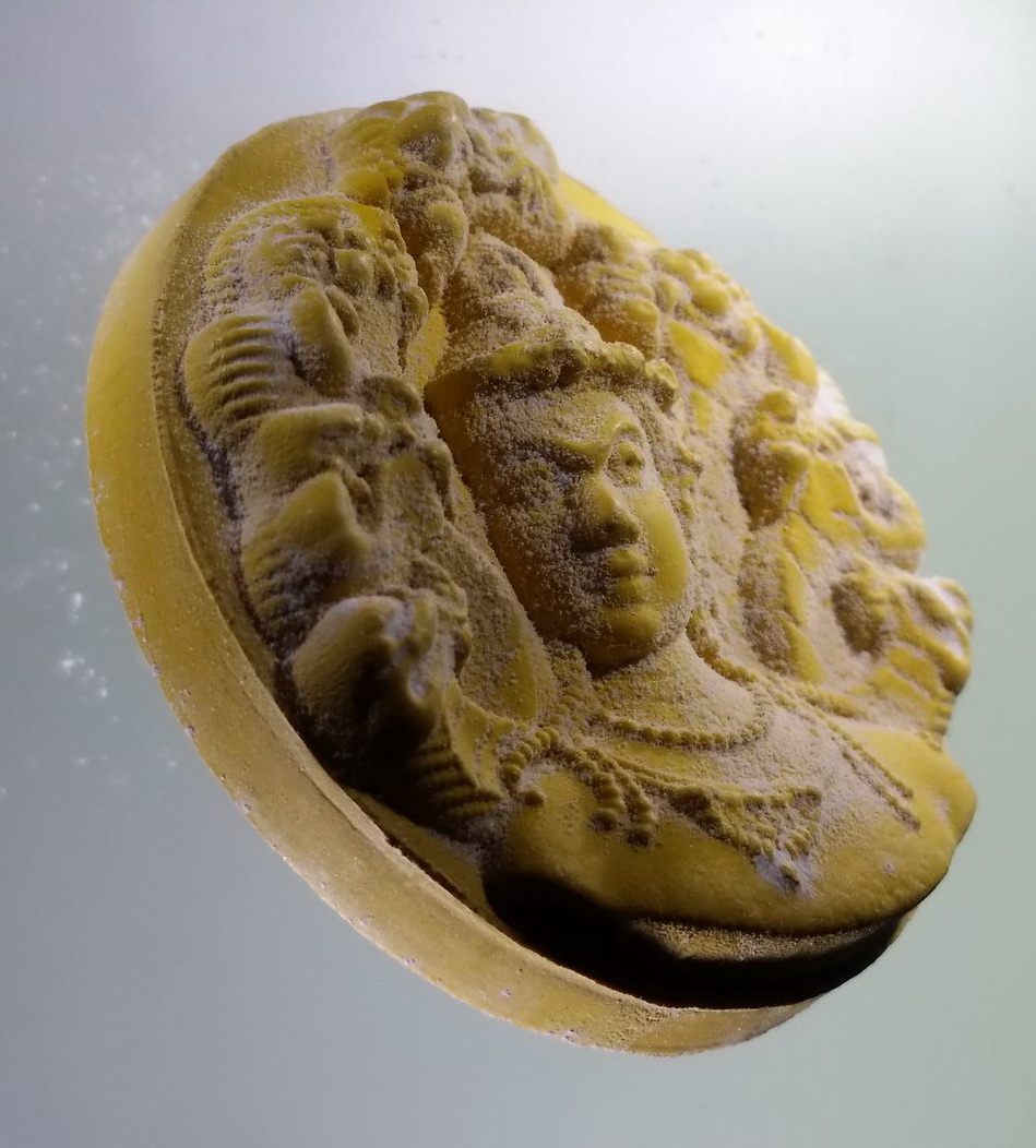 รหัสสินค้า จตุคามรามเทพ 197 จตุคามรามเทพ รุ่น ทองราชันย์ อธิษฐานจิตปลุกเสก โดยหลวงปู่สงฆ์ วัดบ้านทราย อำเภอบ้านหมี่ จังหวัดลพบุรี