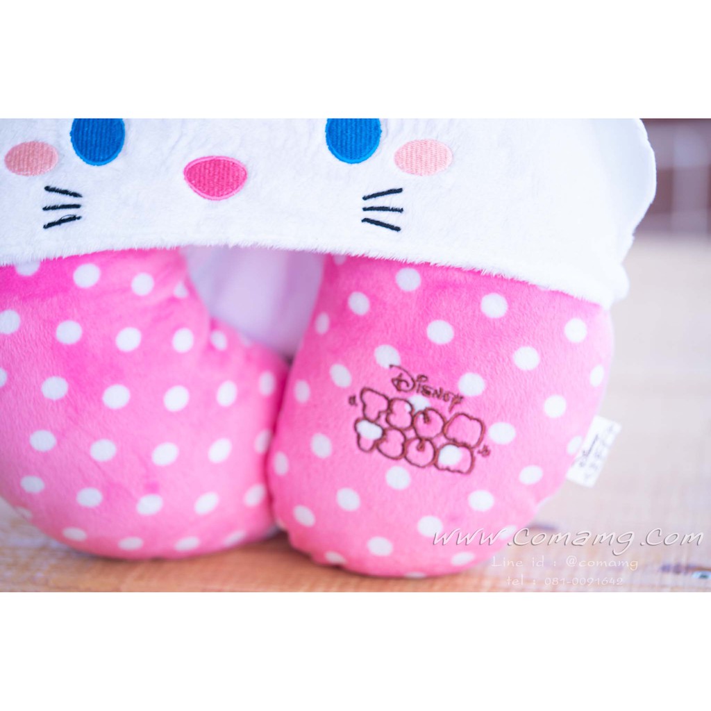 หมอนรองคอมีหมวก แมวมาลี (Marie)