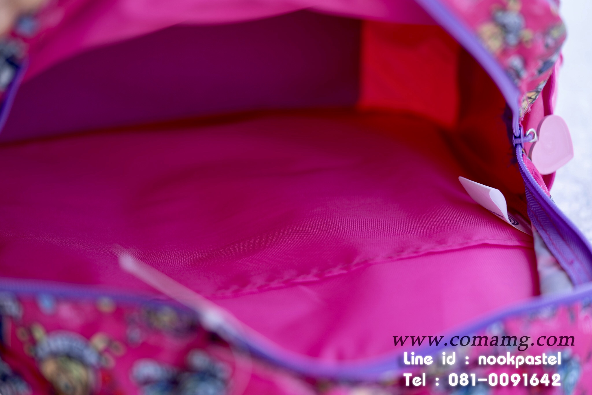 กระเป๋าเป้ลายโพนี่ทไวไลท์ สปาร์คเคิล (my little pony friendship and magic) สีชมพูกลิตเตอร์ ลิขสิทธิ์แท้ 15นิ้ว