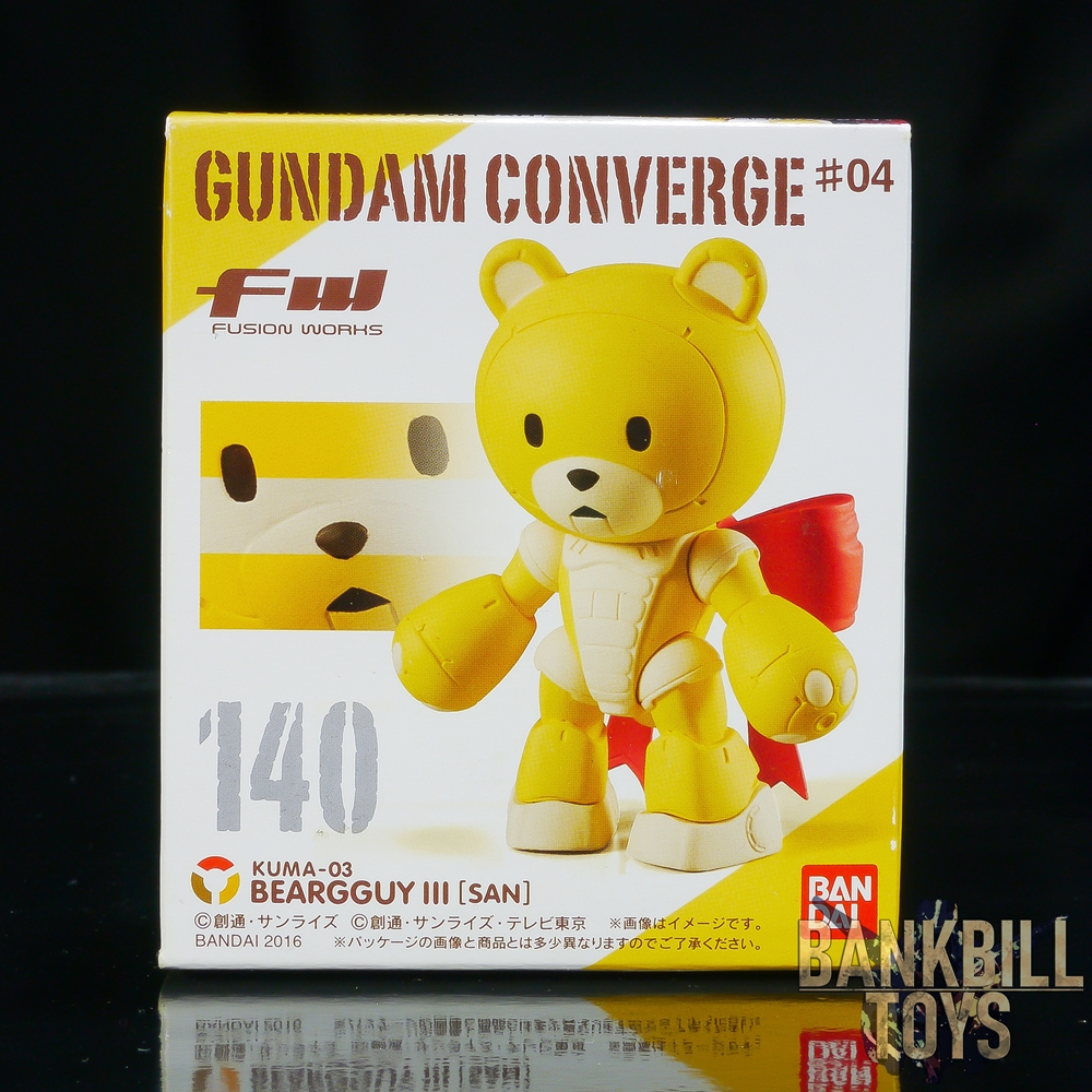 กันดั้ม Bandai Candy Toy FW Gundam Converge #04 No.140 KUMA-03 Beargguy III [SAN]