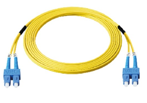 UFP966D31-05 Fiber Optic SC-SC Patch Cord OS2, Duplex Single-mode, (3.0 mm Jacket)/UPC-UPC, Lengths 5 m.